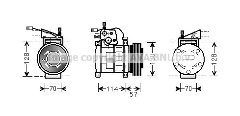 AVA QUALITY COOLING Kompressor,kliimaseade JEK034